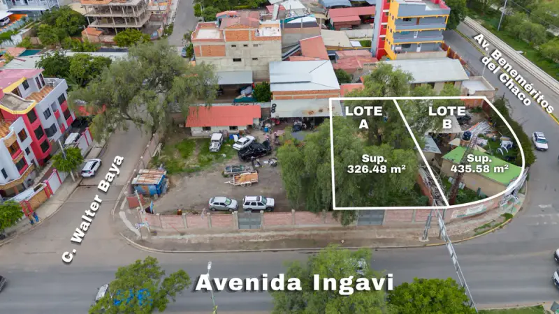 Foto 6 de Ultimo Terrenos en Venta en Esquina Sobre Av. Ingavi – Inversión Estratégica