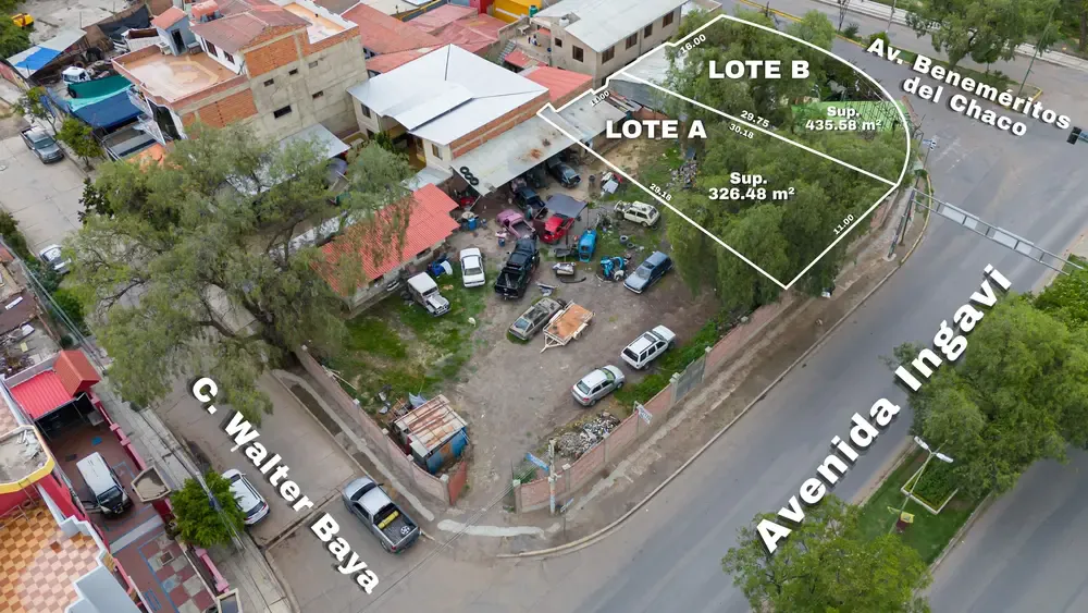 Foto 10 de Ultimo Terrenos en Venta en Esquina Sobre Av. Ingavi – Inversión Estratégica