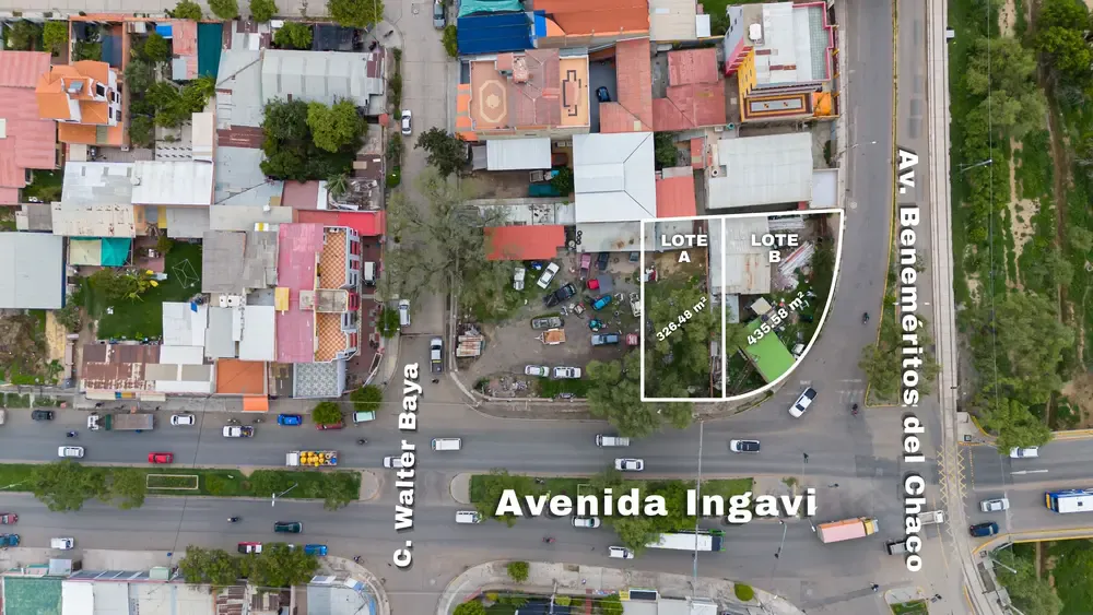 Foto 8 de Ultimo Terrenos en Venta en Esquina Sobre Av. Ingavi – Inversión Estratégica