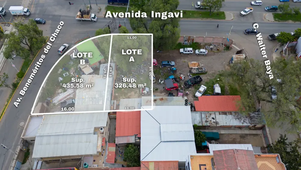 Foto 5 de Ultimo Terrenos en Venta en Esquina Sobre Av. Ingavi – Inversión Estratégica