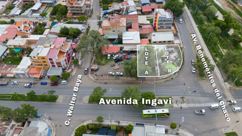 Foto 9 de Ultimo Terrenos en Venta en Esquina Sobre Av. Ingavi – Inversión Estratégica