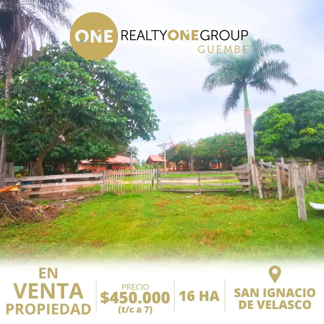 Foto 1 de Propiedad en Venta en San Ignacio de Velasco Dentro de La Mancha Urbana