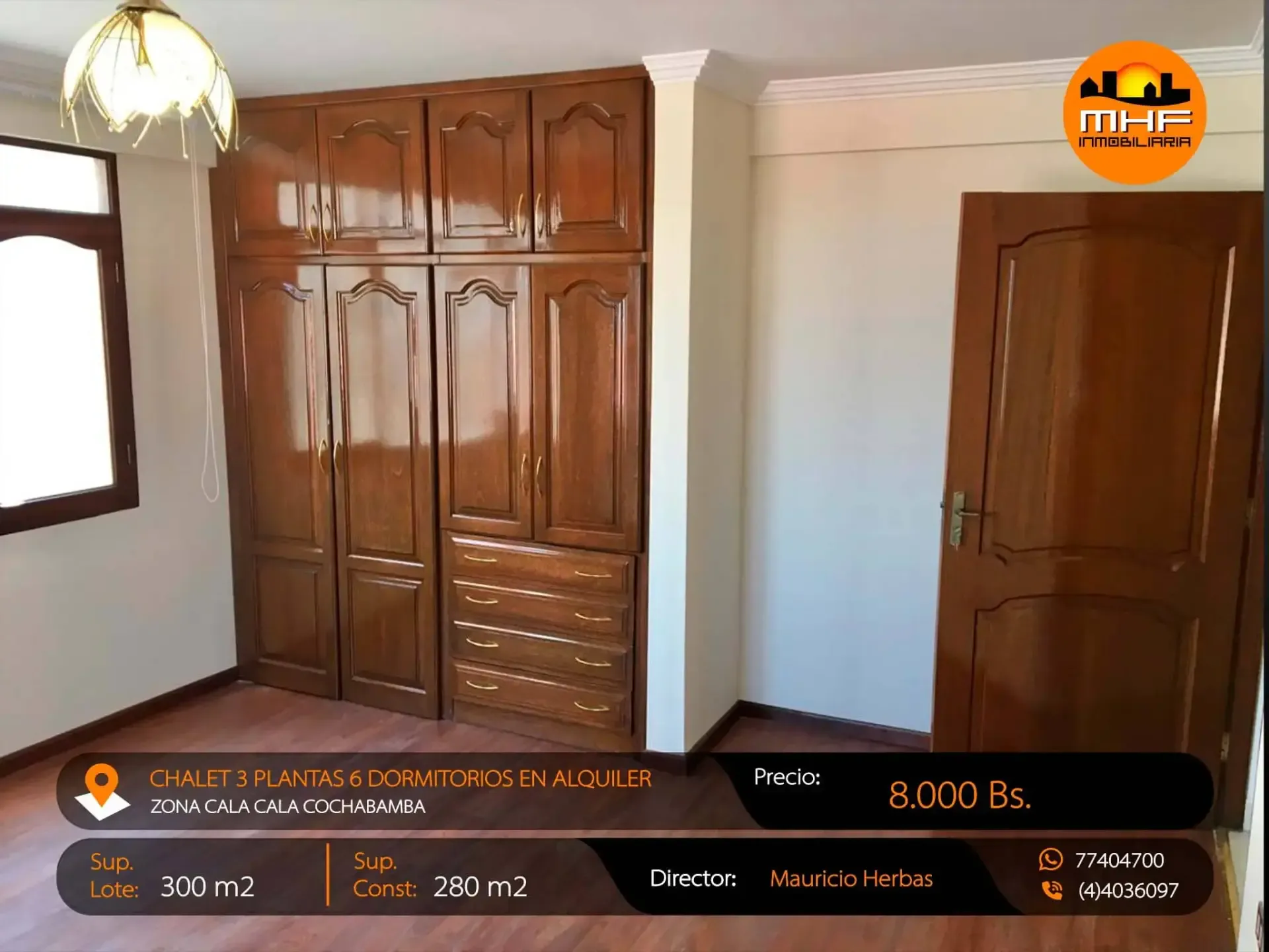 Foto 6 de Casa Amplia 3 Plantas En Alquiler Zona Cala Cala Cochabamba