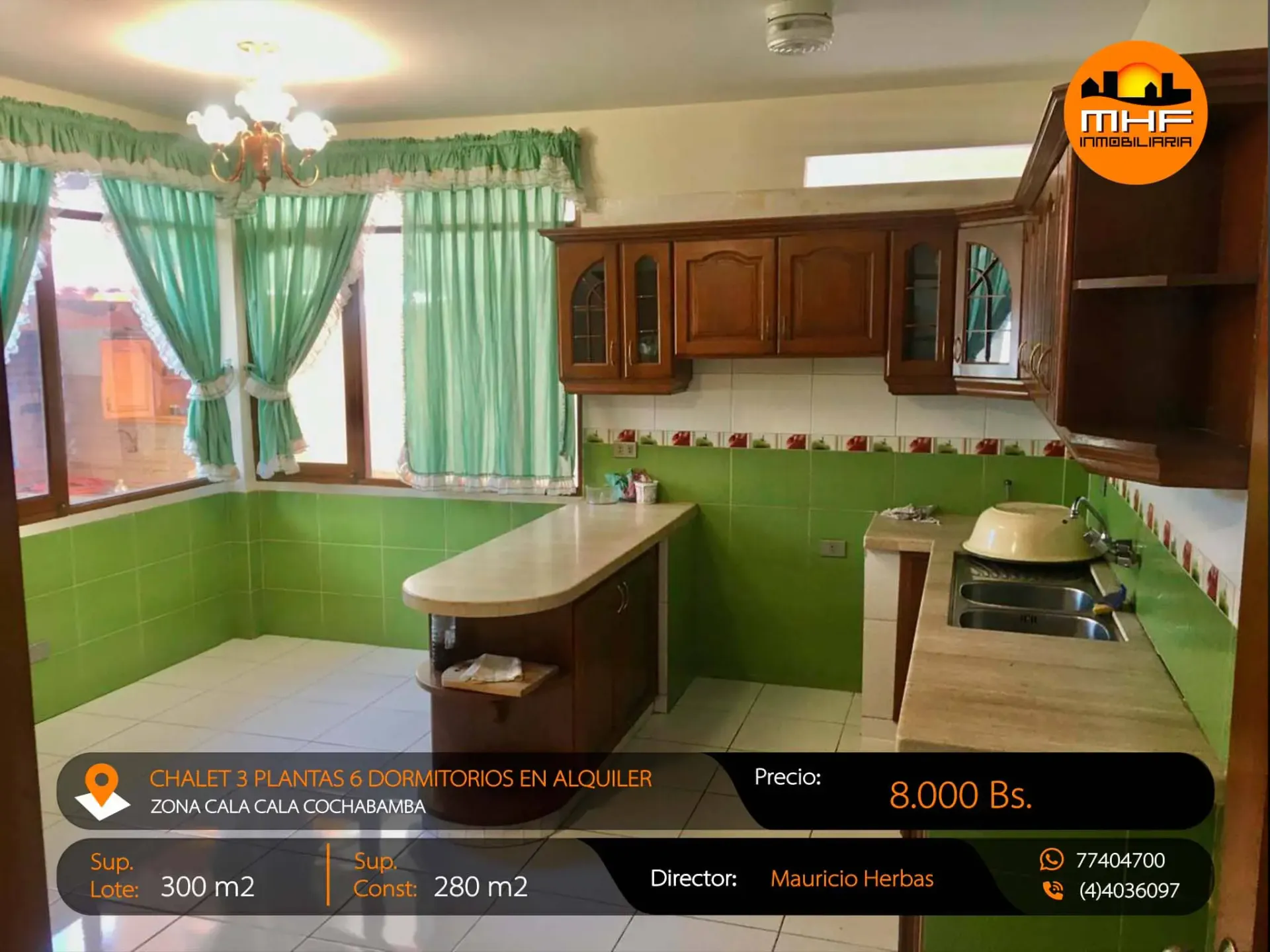 Foto 4 de Casa Amplia 3 Plantas En Alquiler Zona Cala Cala Cochabamba