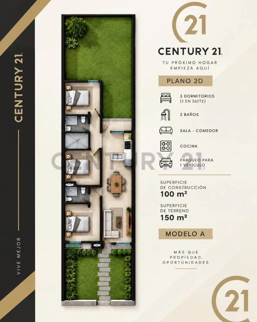Foto 2 de Casas en pre venta con 3 dormitorios