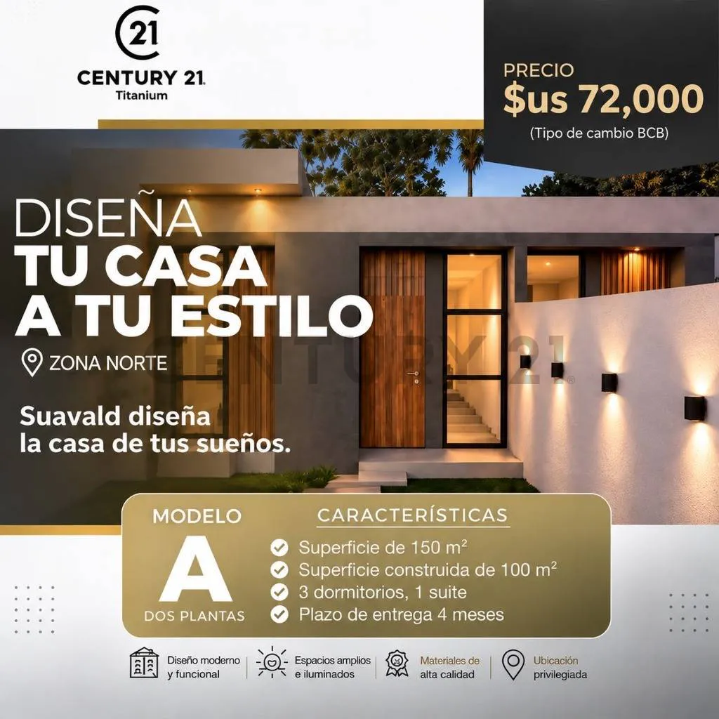 Foto 1 de Casas en pre venta con 3 dormitorios