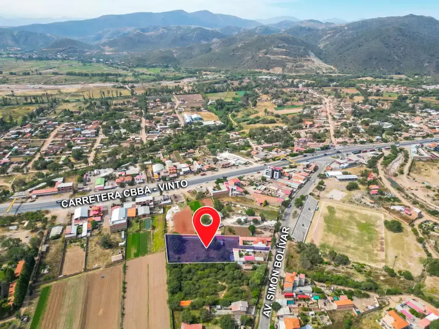 Foto 3 de Terreno en Venta - Av. Simon Bolivar, Suticollo (Frente al Estadio de Sipe Sipe)
