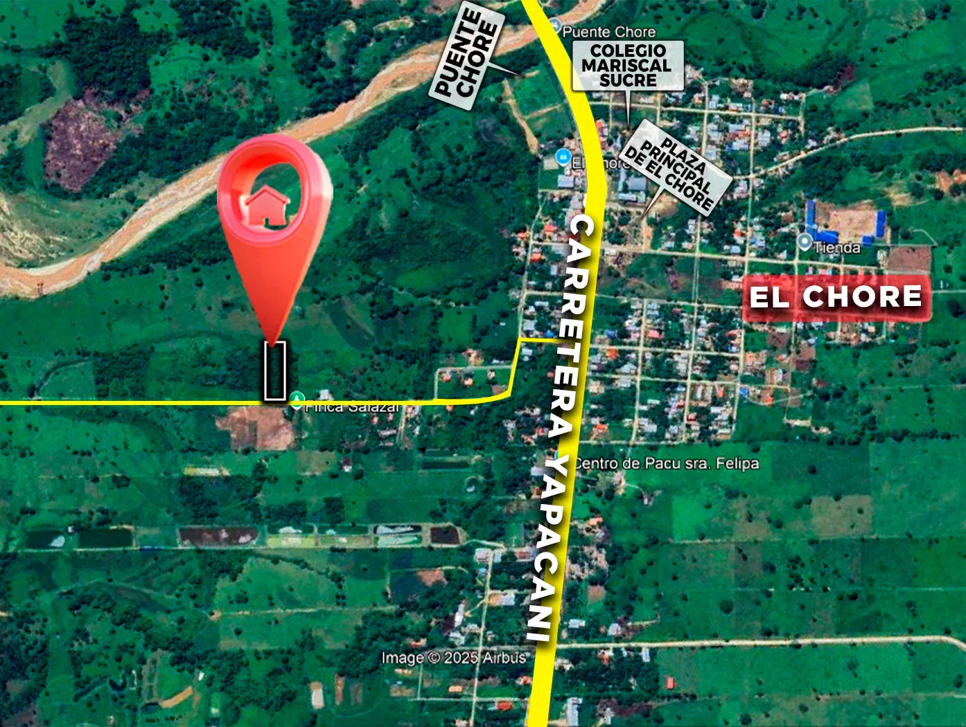 Foto 4 de Terreno de 1500 Metros en El Chore en Venta