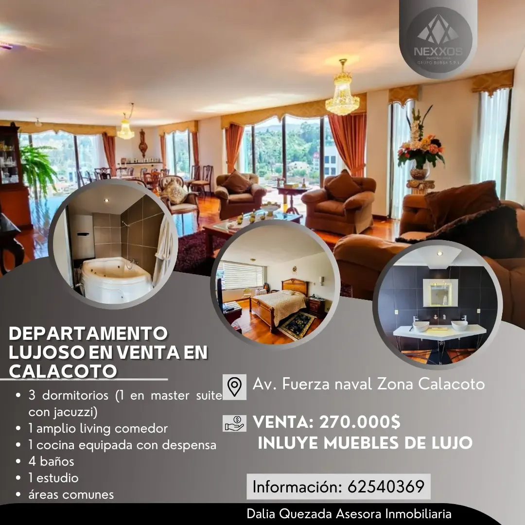 Foto 1 de Hermosa Casa de Lujo en Venta en Calacoto ‼️????
