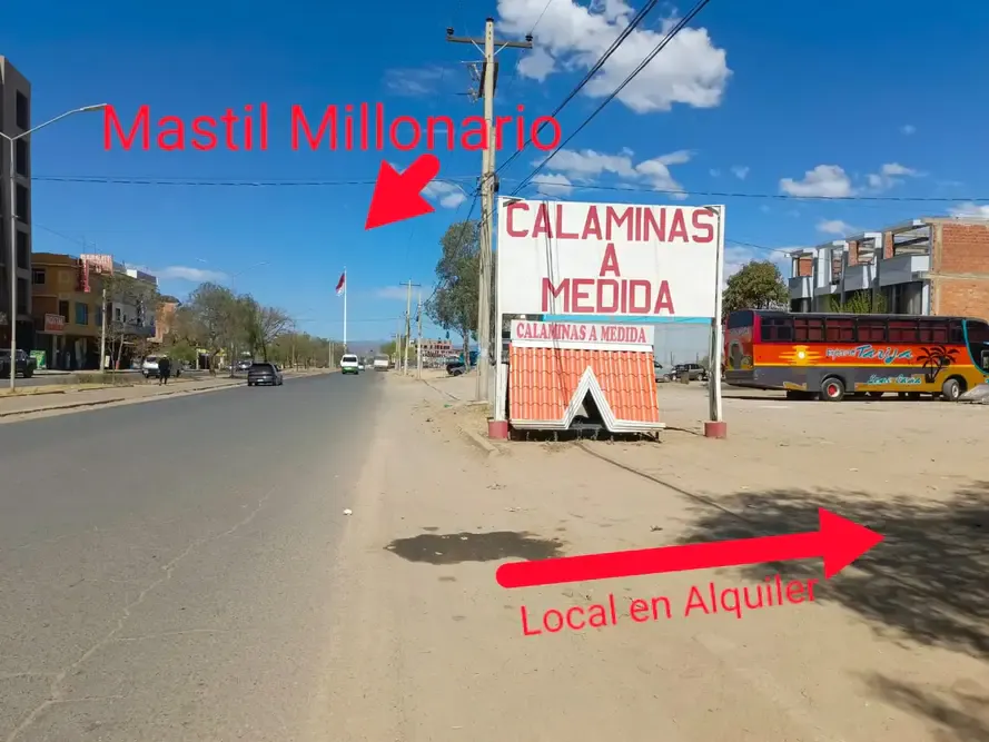 Foto 3 de Local comercial en alquiler sobre Av. Panamericana, Zona Aranjuez, Tarija