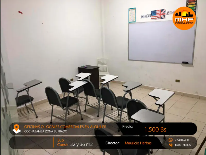 Foto 6 de Oficinas o Locales Comerciales en Alquiler Zona Elprado Cbba