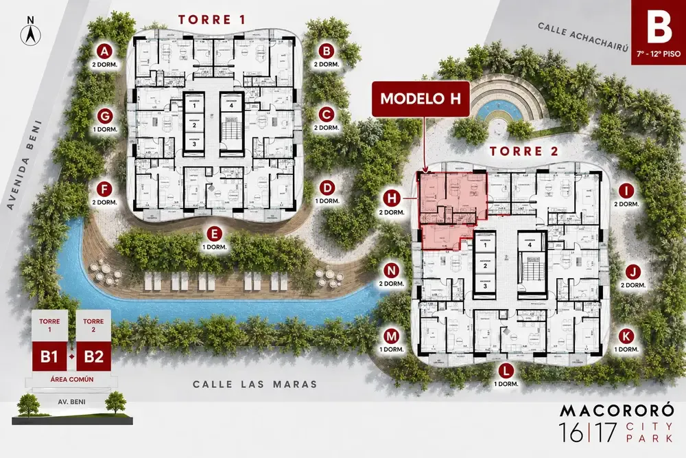 Foto 11 de 2 Dorm Macororo 1617 City Park en Antocretico