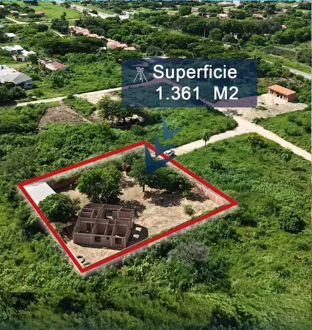 Foto 4 de Galpon + Terreno Embardado + Casa en Obra Gruesa