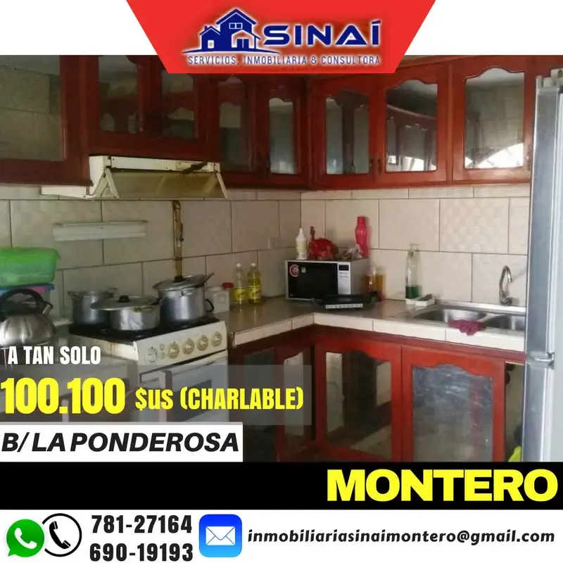 Foto 5 de Montero-Casa en Venta Primer Anillo -Zona Pavimentada