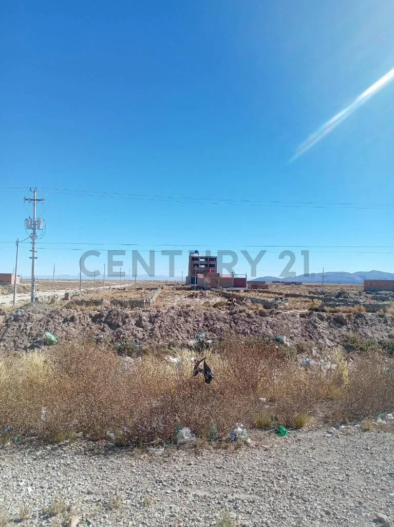 Foto 2 de Lote en Venta en Plena Carretera Oruro - La Paz