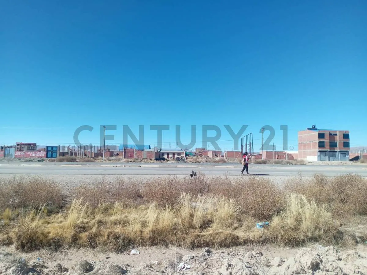 Foto 1 de Lote en Venta en Plena Carretera Oruro - La Paz