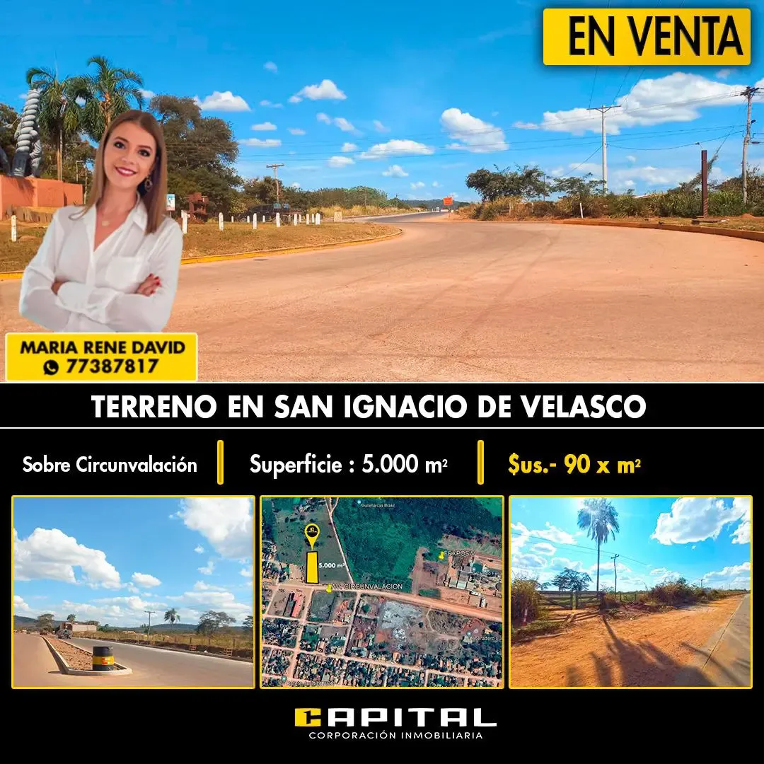 Foto 1 de Terreno en Venta en San Ignacio de Velasco!!