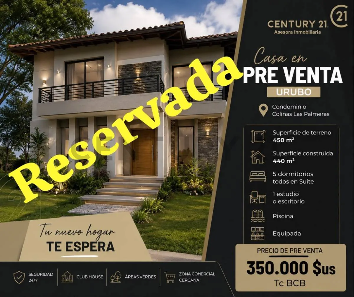 Foto 1 de Casa en Pre Venta en Condominio Las Palmeras Colinas