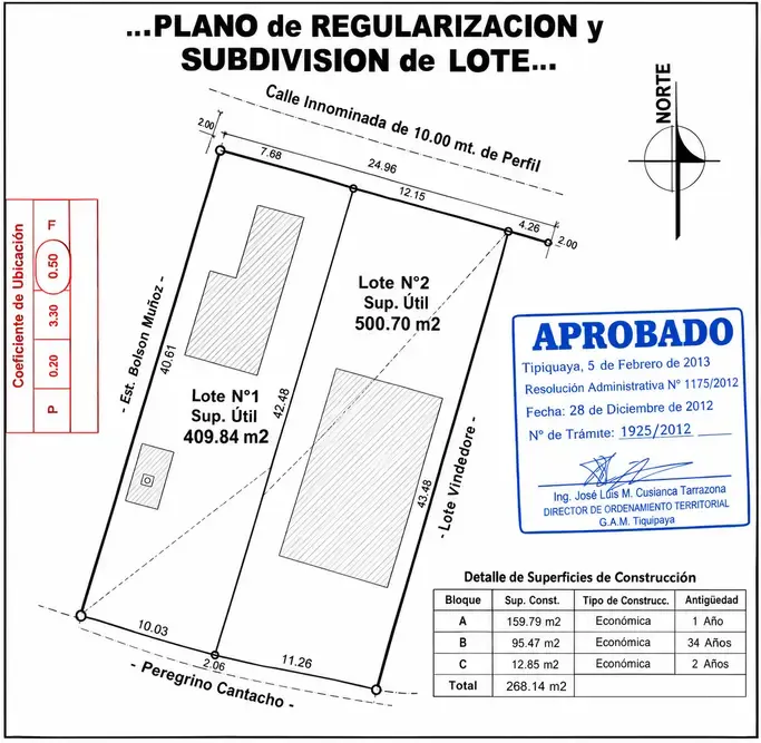 Foto 1 de Construcción Avanzada en Venta – Tiquipaya
