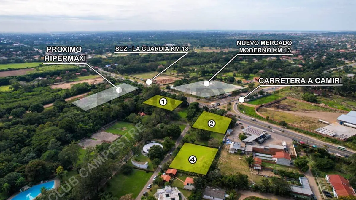 Foto 2 de Terreno en Venta en El Cond. Club Campestre