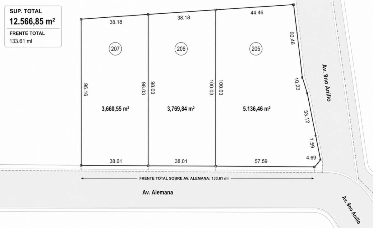 Foto 2 de Terreno Rustico en Venta, sobre avenida