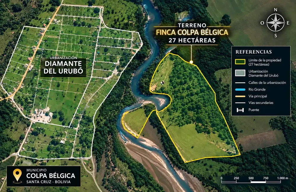 Foto 1 de TERRENO FINCA Colpa Belgica de 27 Hectáreas
