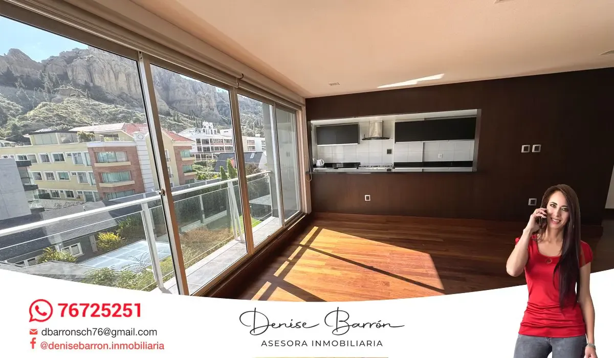 Foto 2 de Achumani, San Ramon, Bello Depto 2d con Dependencias en Venta o Alquiler