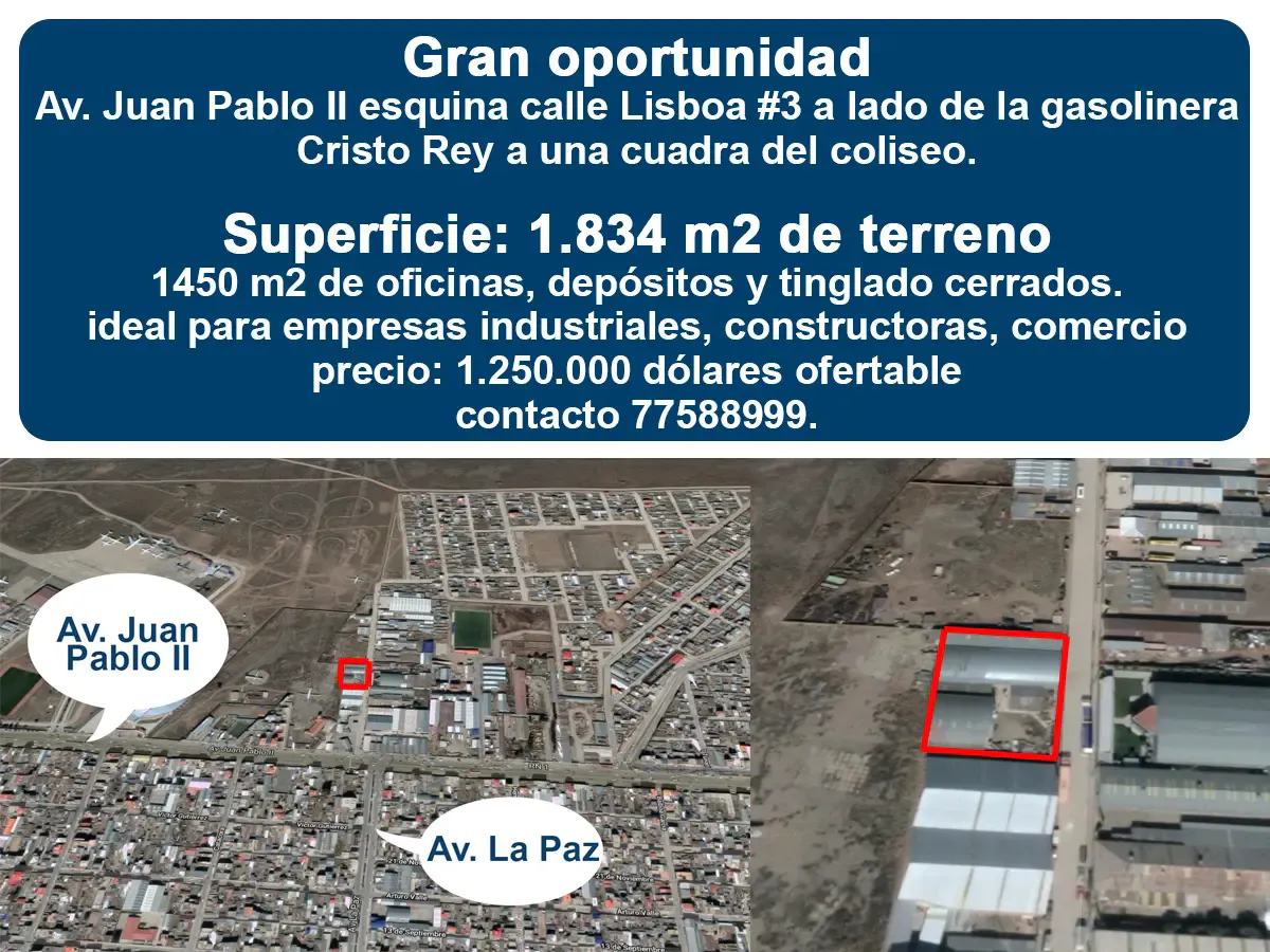 Foto 1 de Gran oportunidad! oficinas, depósitos y tinglado cerrados.