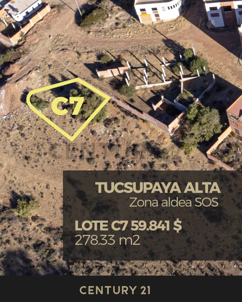 Foto 2 de Lote C-7 en venta – Alto Tucsupaya, Zona Aldea Sos