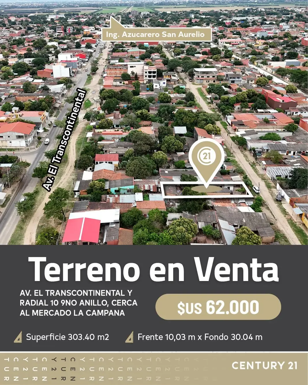 Foto 1 de Terreno en venta ZONA SURESTE 8vo. anillo
