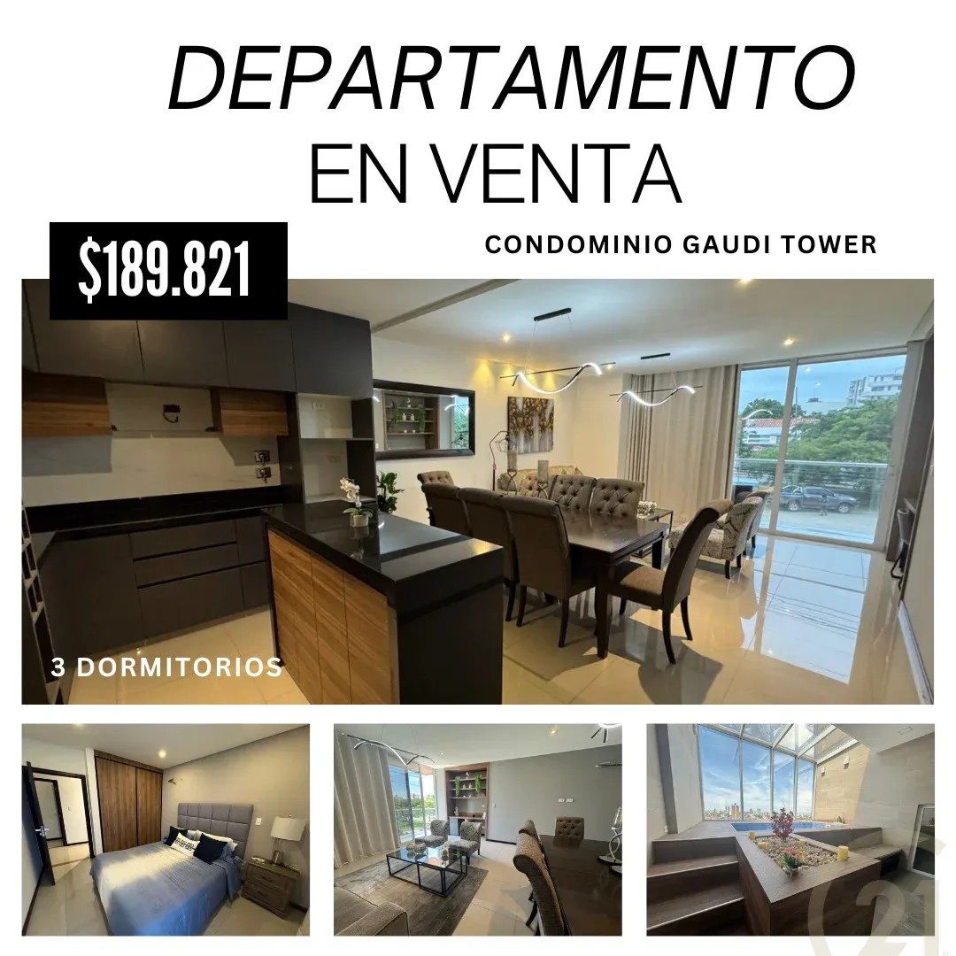 Foto 1 de Departamento de 3 Dormitorios en venta