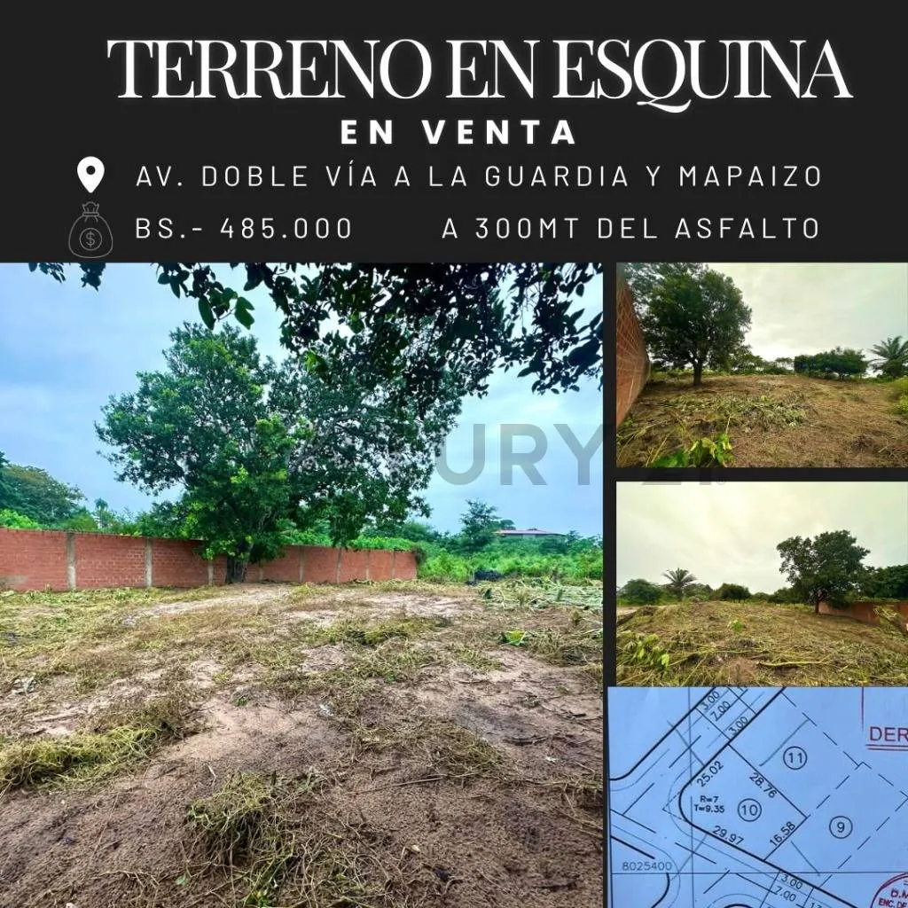 Foto 1 de Amplio terreno en Venta - En esquina
