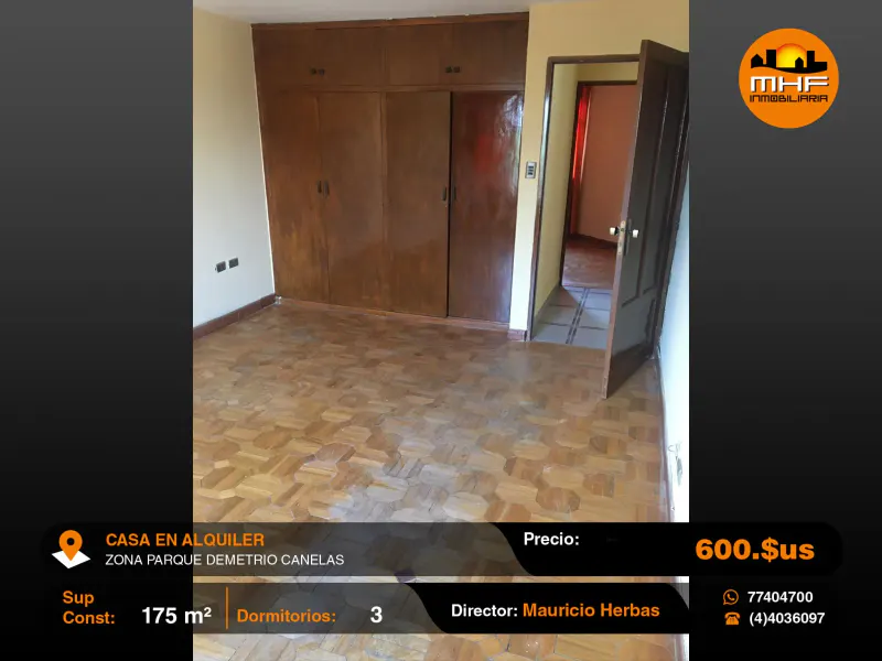 Foto 6 de Alquiler de Casa Zona Demetrio Canelas