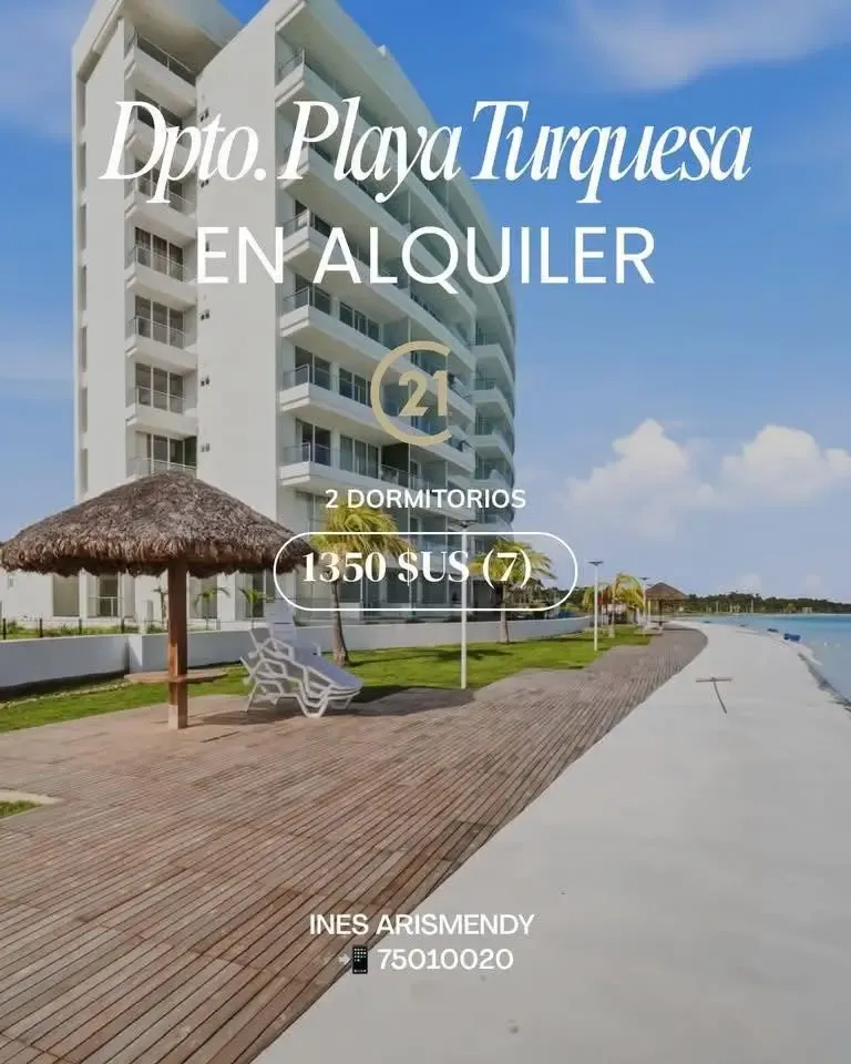 Foto 1 de Departamento de Lujo en Alquiler - Playa Turquesa