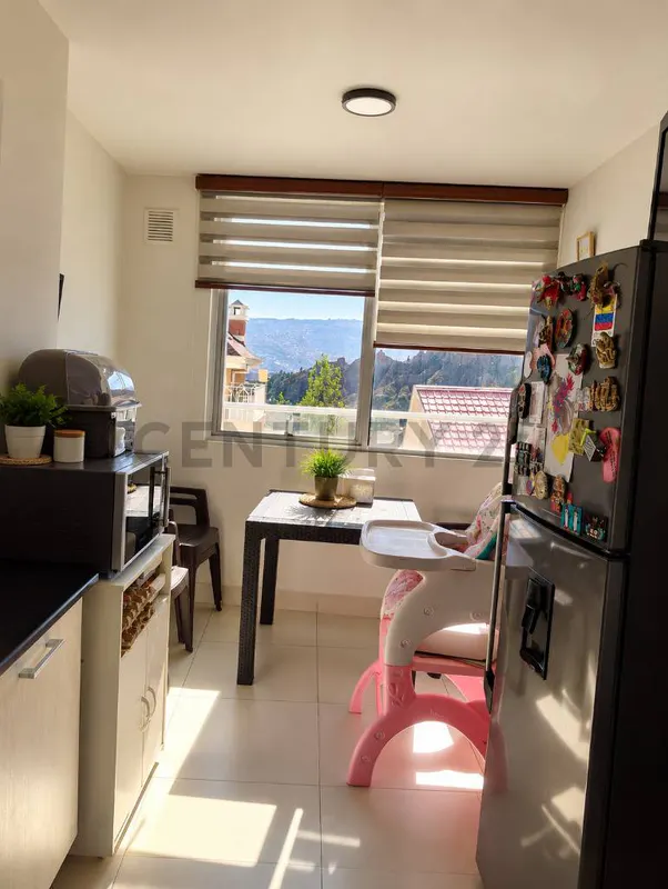 Foto 9 de Departamento en venta en Condominio Vista Jardín, Achumani