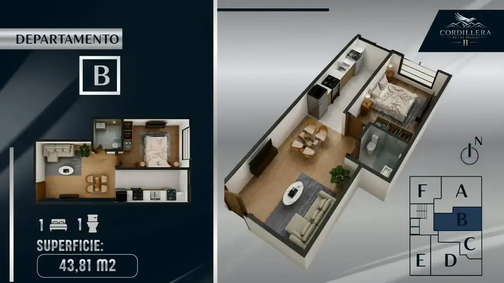 Foto 1 de Departamento de 1 dormitorio en preventa - Zona Sarco