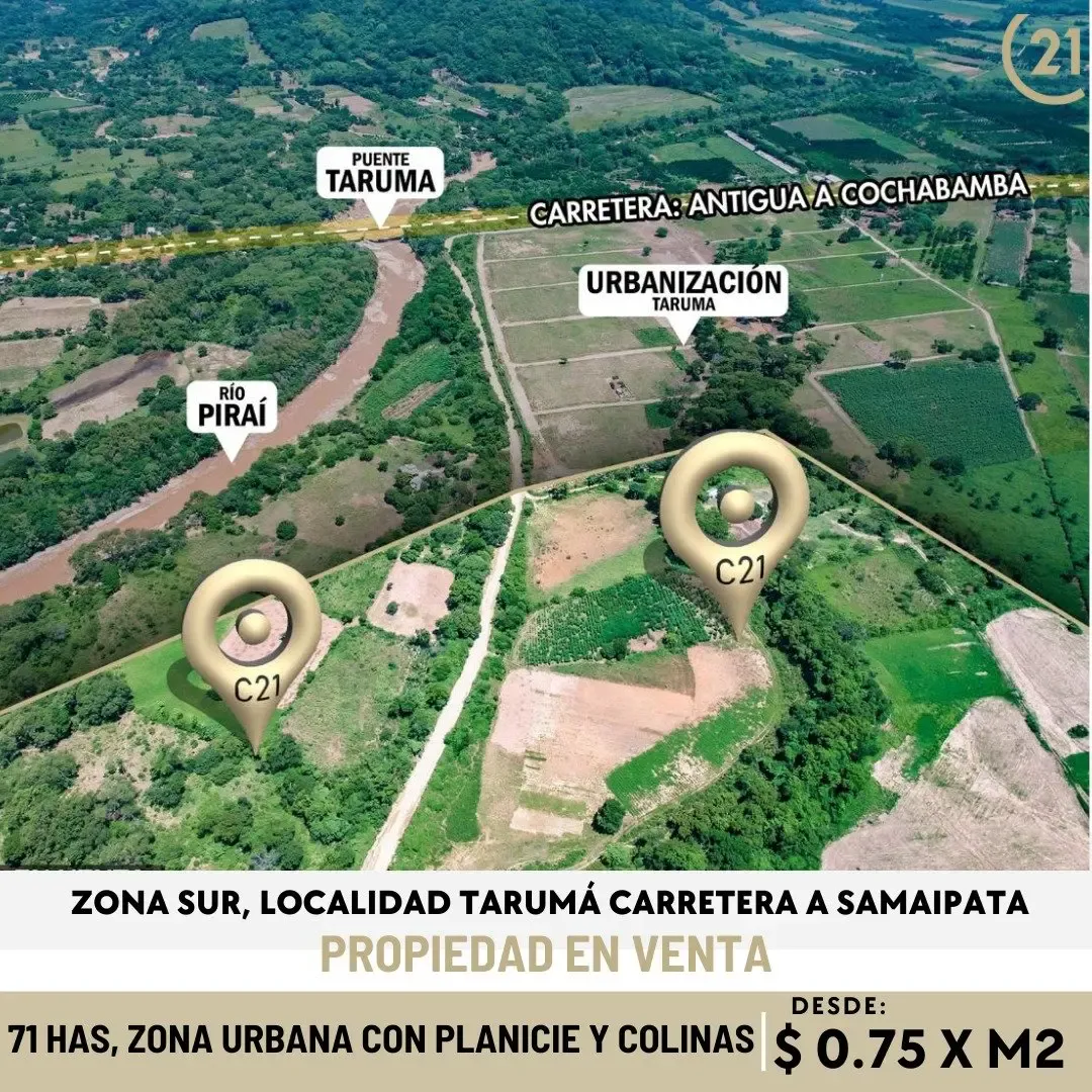 Foto 1 de Terreno en Venta en Samaipata