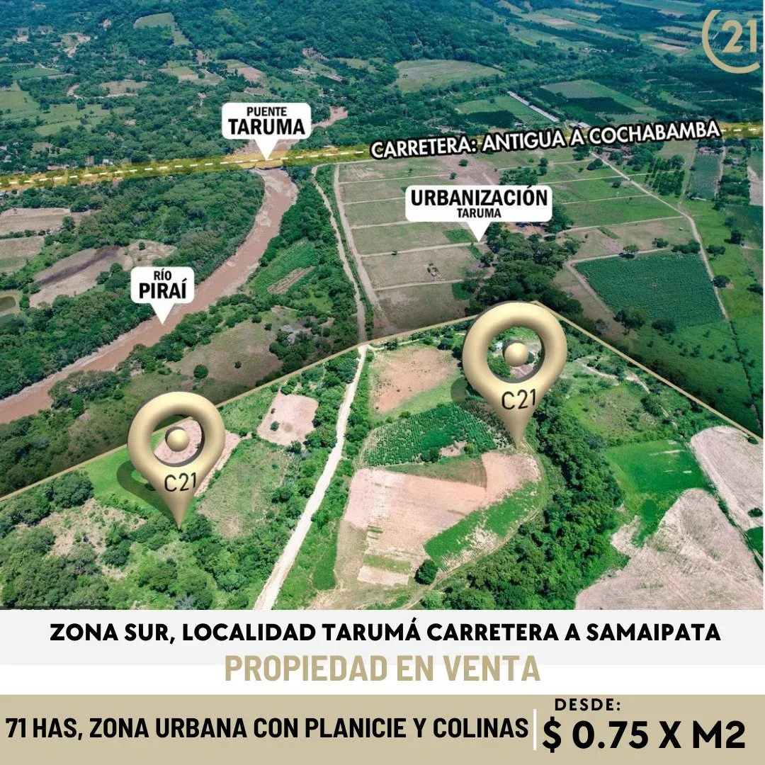 Foto 2 de Terreno en Venta en Samaipata