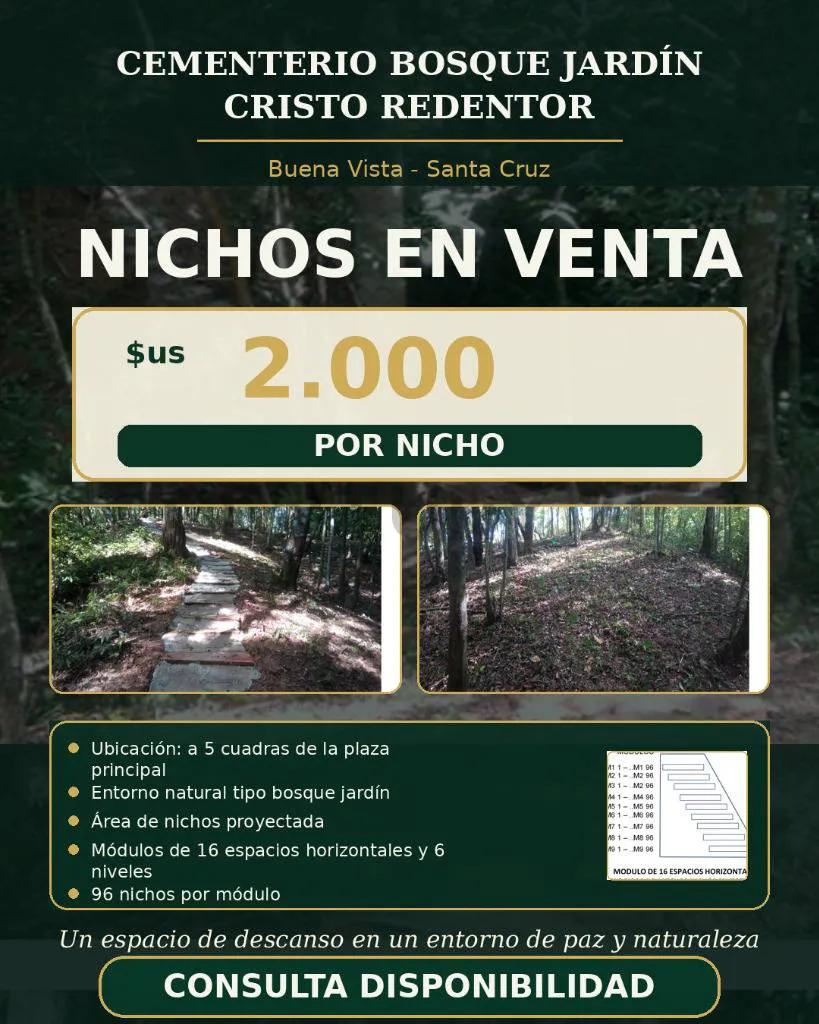 Foto 1 de Nicho en Cementerio Buena Vista - en Venta