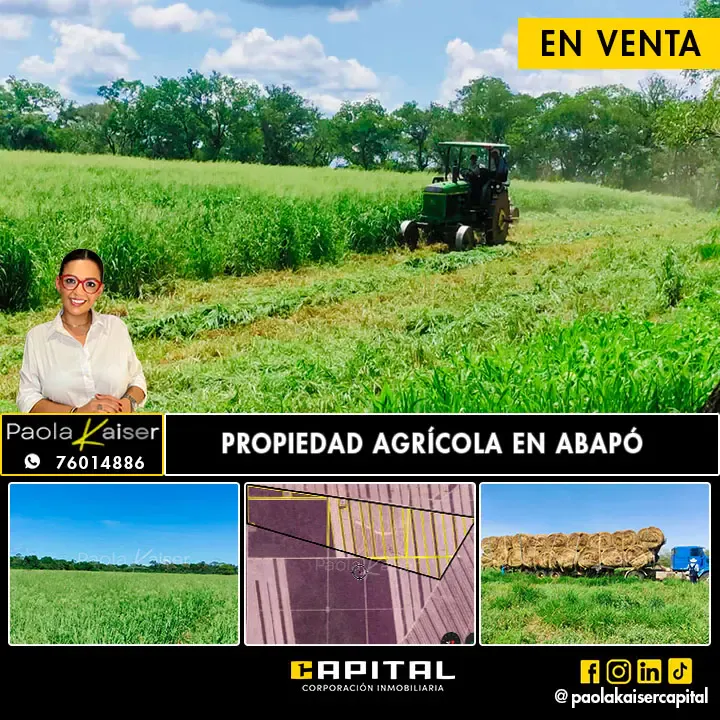 Foto 1 de Propiedad agricola en venta en Santa Cruz, Abapo, Camiri