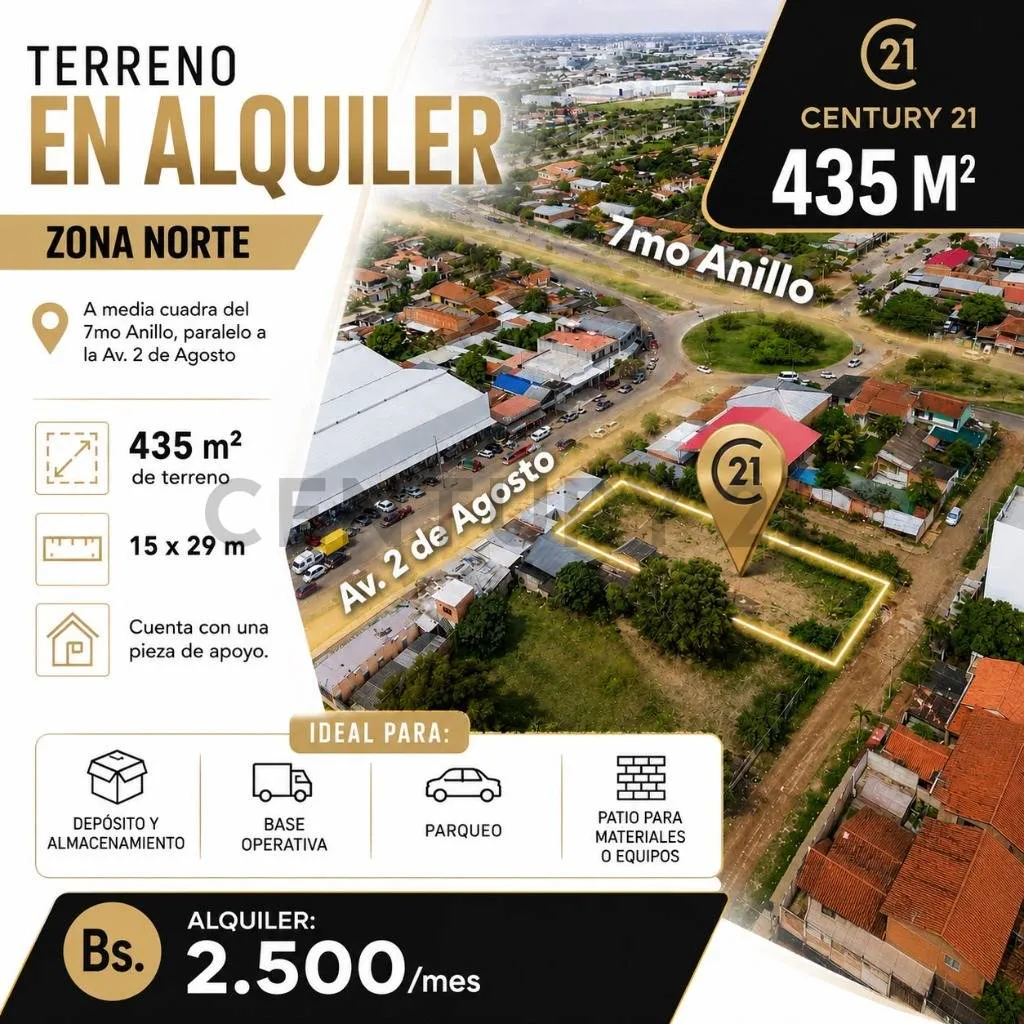 Foto 2 de Terreno en alquiler – zona norte