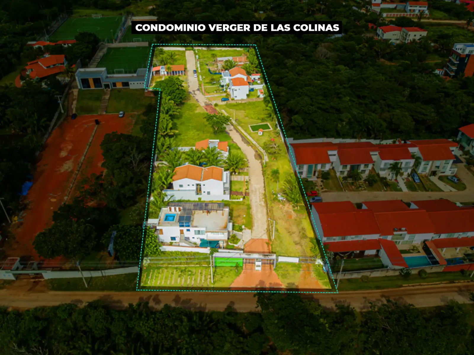 Foto 3 de Terreno en Venta en El Urubo Condominio Verger de Las Colinas