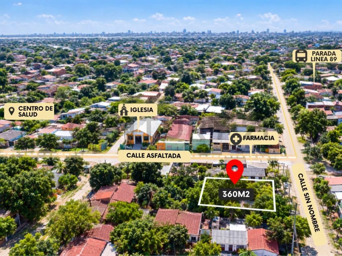 Foto 5 de Terreno en Venta de 360m2 en La Zona Plan 3000