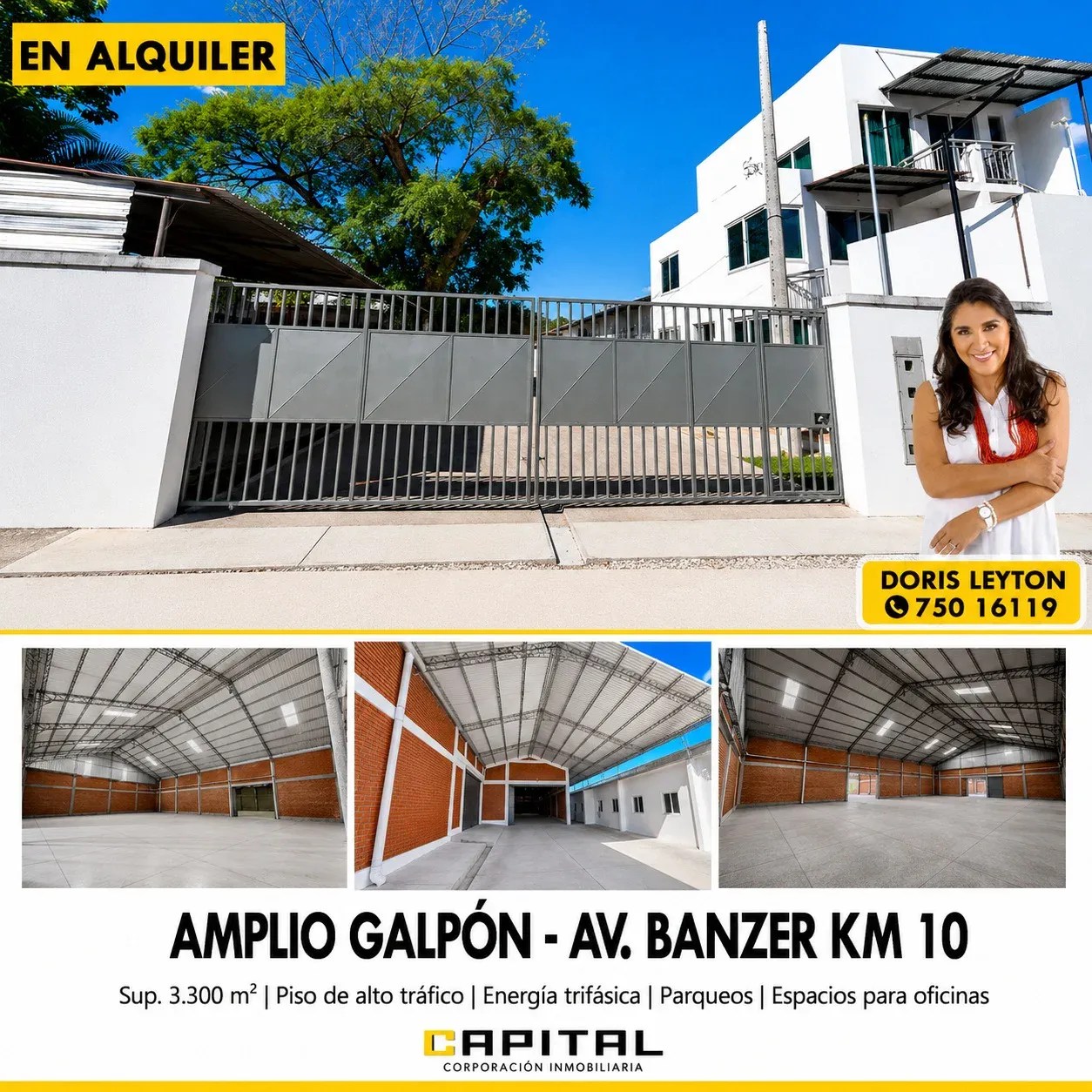 Foto 1 de Alquilo Galpón – Av. Banzer Km 10