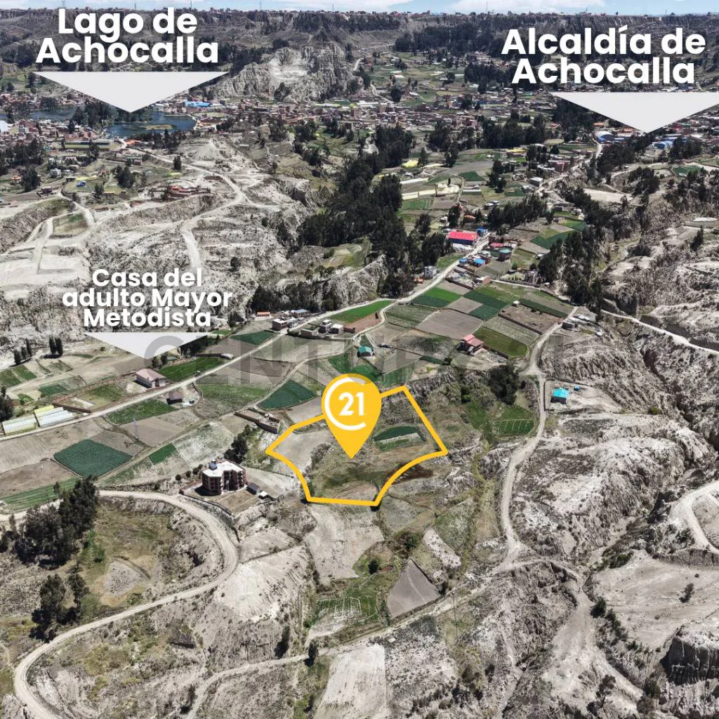 Foto 2 de Terreno en Venta – C. Ñacawi Callipampa, Z. Pucarani, Achocalla, La Paz