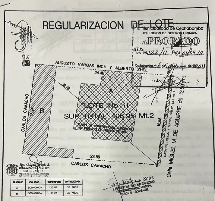 Foto 7 de Gran Oportunidad - Terreno en Venta a Una Cuadra Av. Melchor Urquidi