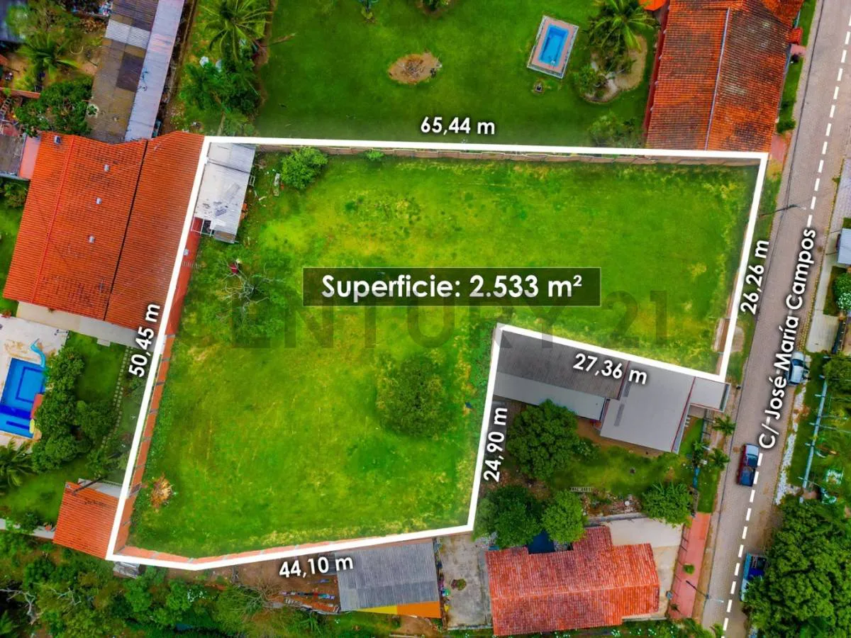 Foto 3 de 2.533 M² Terreno en Venta en Warnes a 1 Cuadra de La Avenida Principal