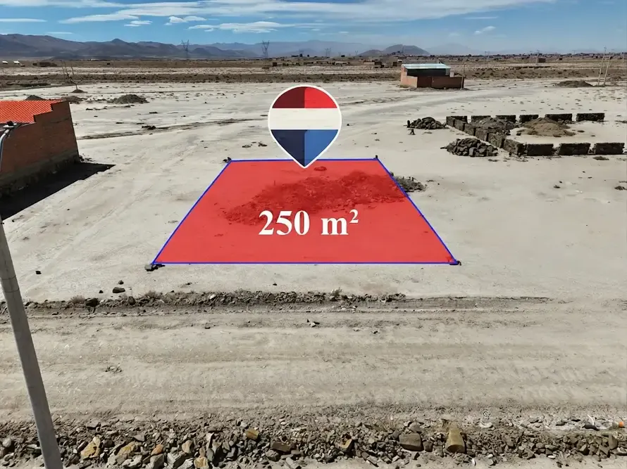 Foto 1 de Terreno en venta de 250 m² en Urbanización Angélica Rojas, zona Norte de Oruro