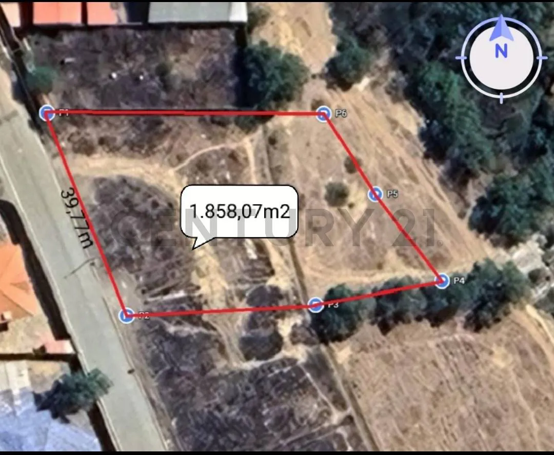 Foto 3 de Terreno amplio de 1.858 m² a pasos de la Av. Octava en El Abra