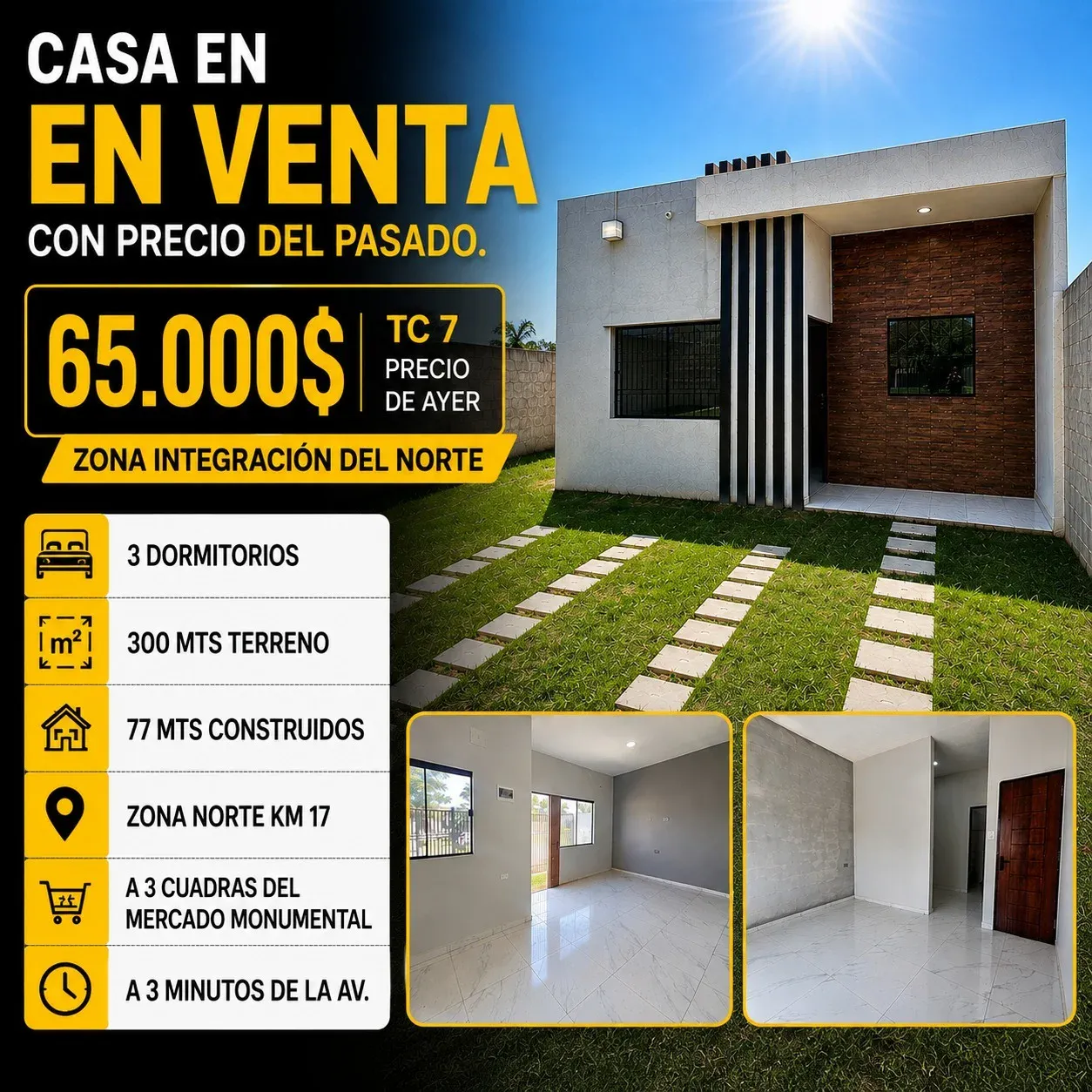 Foto 1 de Casa Economica en Venta en Zona Norte